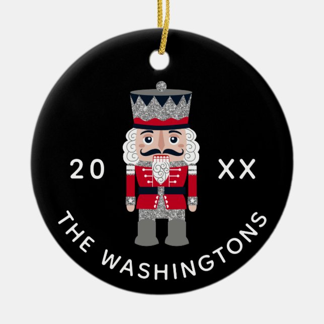 Modern Christmas Ceramic Tree Decoration (Front)