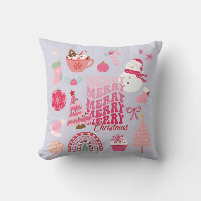 Modern Christmas Cushion (Front)