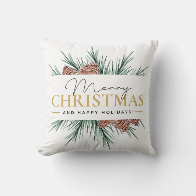 Modern Christmas Cushion (Front)