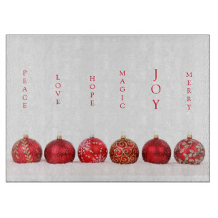 Modern Christmas Cutting Board Joyful