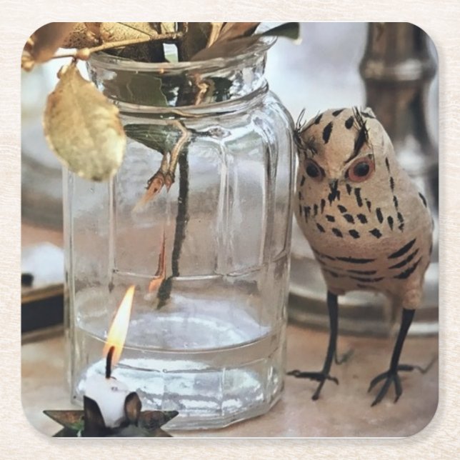 MODERN  *CHRISTMAS DECORATION* COASTER (Front)