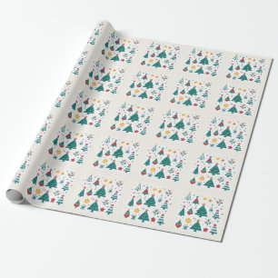 Modern Christmas decoration Wrapping Paper