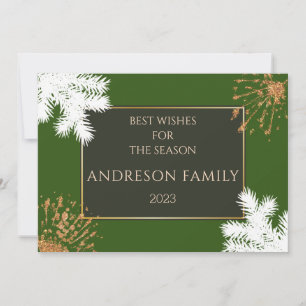 Modern CHRISTMAS  festive DOWNLOAD Snowy Invitation