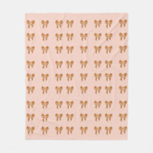 Modern Christmas Fleece Blanket