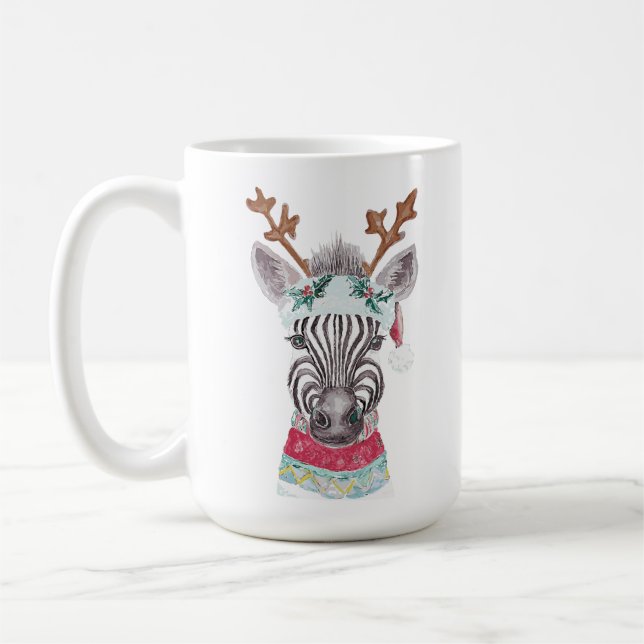 Modern Christmas gift idea Mug (Left)