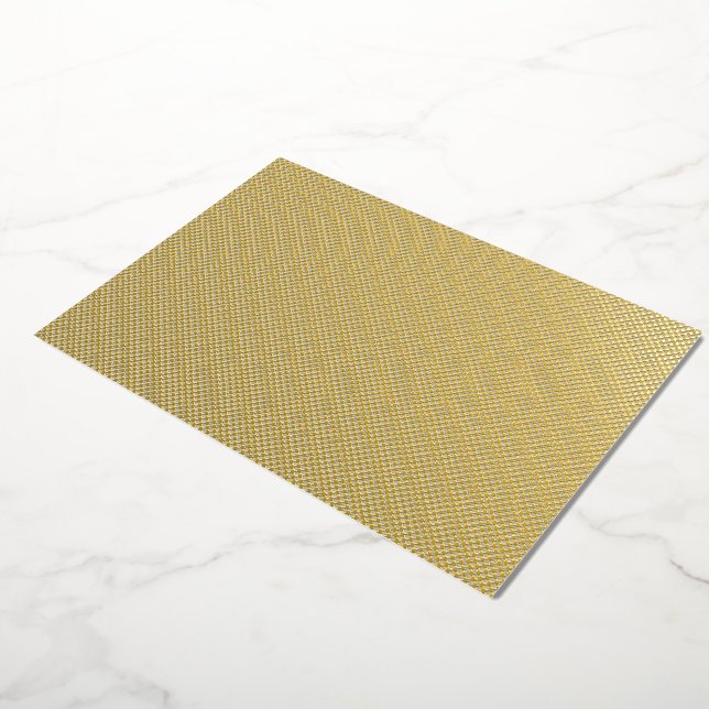 Modern Christmas Grey Pattern Gift Wrap Foil Holiday Card (Rotated)