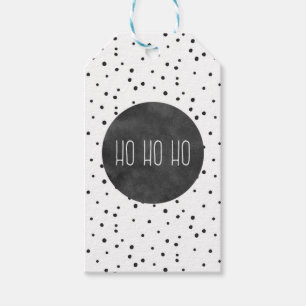 Modern Christmas HO HO HO Gift Tags