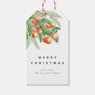 Modern Christmas Holiday Gift Tags