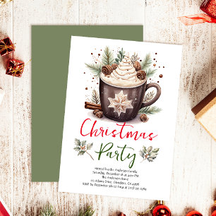 Modern Christmas Holiday Party Invitation