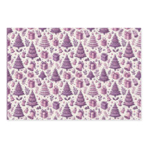 modern Christmas holiday themed purple and pink