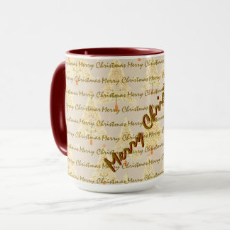Modern Christmas Luxury Christmas Trees Mug