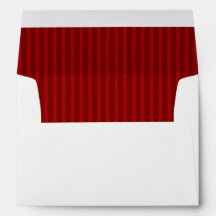 Modern Christmas Minimal Red Stripes
