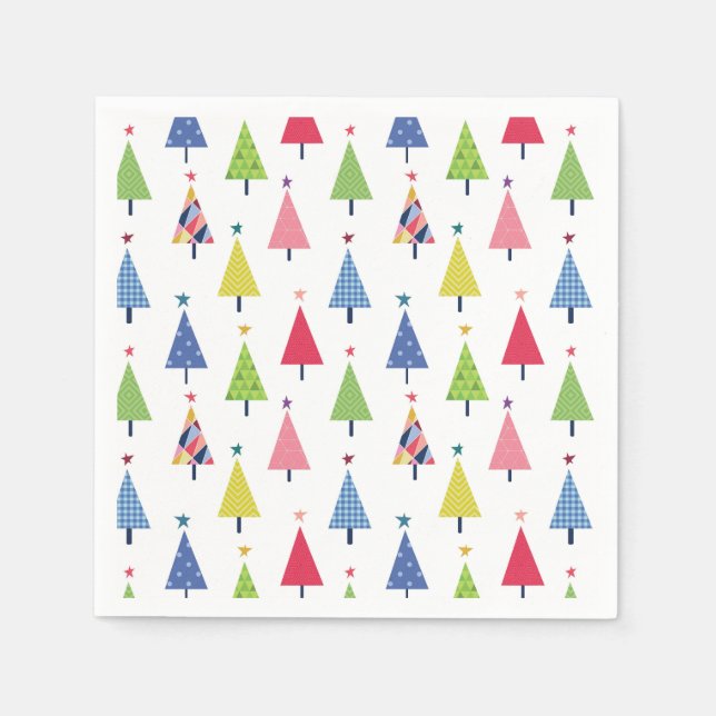 Modern Christmas Napkin (Front)