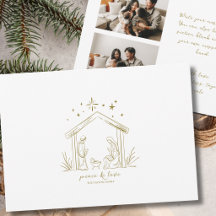 Modern Christmas Nativity peace religious Photo