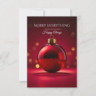 Modern Christmas & New Year Card Elegant