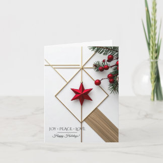 Modern Christmas & New Year Card Elegant