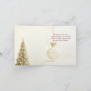 Modern Christmas & New Year Card Elegant