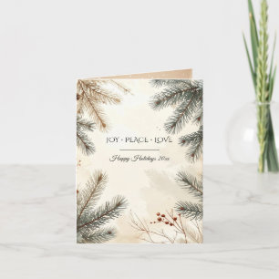 Modern Christmas & New Year Card Elegant