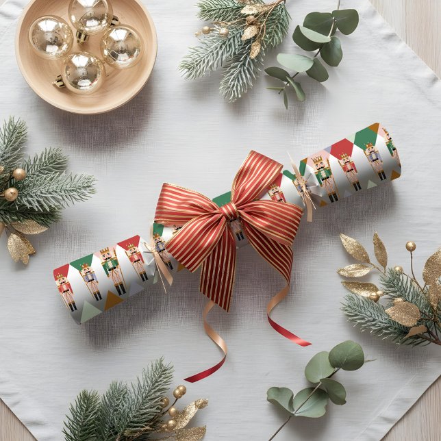 Modern Christmas Nutcracker Argyle Diamond Pattern Wrapping Paper (Modern Christmas Nutcracker Argyle Diamond Pattern Wrapping Paper)