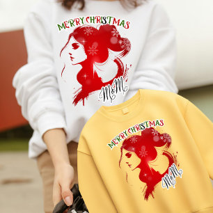 Modern Christmas Ode to Mum Sweatshirt