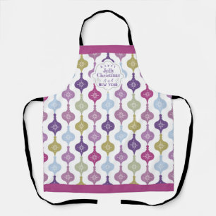 Modern Christmas Ornament  Apron