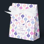 Modern Christmas Ornament  Favour Box<br><div class="desc">Modern and colourful  Christmas design. Making Christmas colourful and fun.</div>