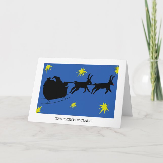 Modern Christmas Parody Card (Front)