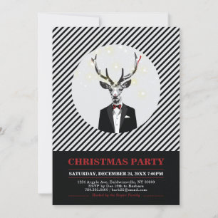 Modern Christmas Party, Holiday Party Invitations