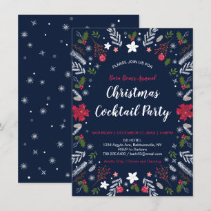 Modern Christmas Party, Holiday Party Invitations