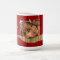 Modern Christmas Personalised Photo Mug