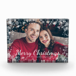 Modern Christmas Photo Block