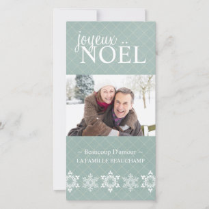 Modern Christmas Photo Card