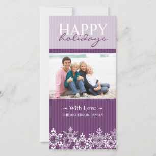 Modern Christmas Photo Card