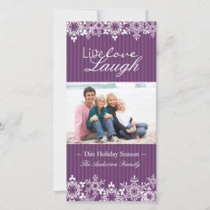 Modern Christmas Photo Card