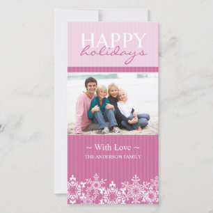 Modern Christmas Photo Card