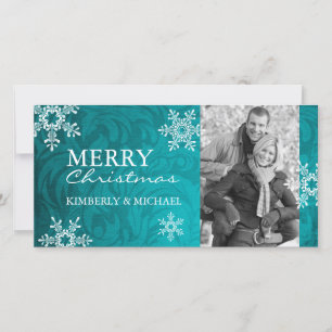 Modern Christmas Photo Card Template