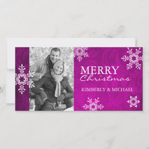 Modern Christmas Photo Card Template