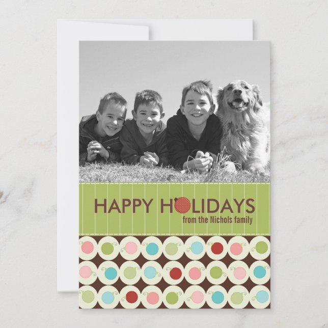 Modern Christmas Photo Cards {5 x 7} (Front)
