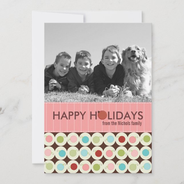 Modern Christmas Photo Cards {5 x 7} (Front)