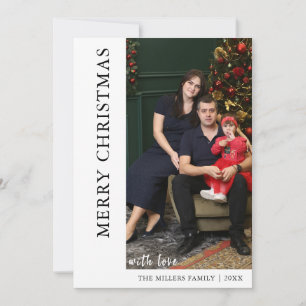 Modern Christmas Photo Collage Invitation