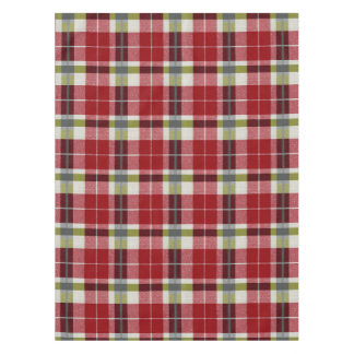 Modern Christmas Plaid Weave Tablecloth