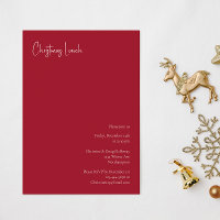 Modern Christmas | Red Lunch