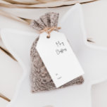 Modern Christmas Script To From Gift Tags<br><div class="desc">These modern Christmas script to from gift tags are perfect for your minimalist shabby chic boho black and white holiday present. The minimal whimsical handwritten calligraphy is delicate and rustic while staying classy and elegant. The design reflects a simple all-white winter day and evokes memories of a more simplistic life....</div>