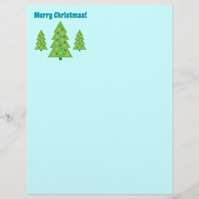 Modern Christmas Tree Art (Front)