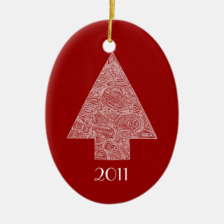 Modern Christmas Tree Ceramic Tree Decoration