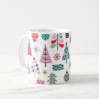 Modern Christmas Tree | Cheerful Holiday Pattern
