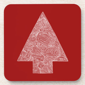Modern Christmas Tree Coaster