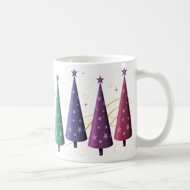 Modern Christmas Tree mug (Right)