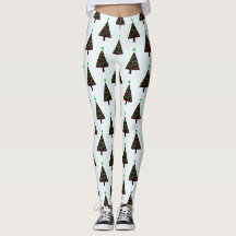 Modern Christmas Tree Seamless Pattern