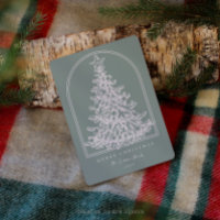Modern Christmas Tree Sketch Arch Non Photo